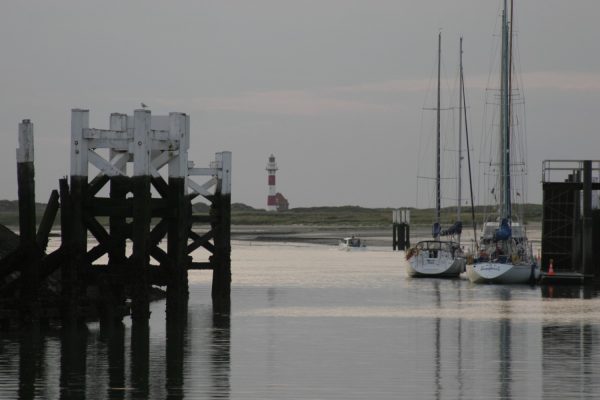 Haveningang van Nieuwpoort.