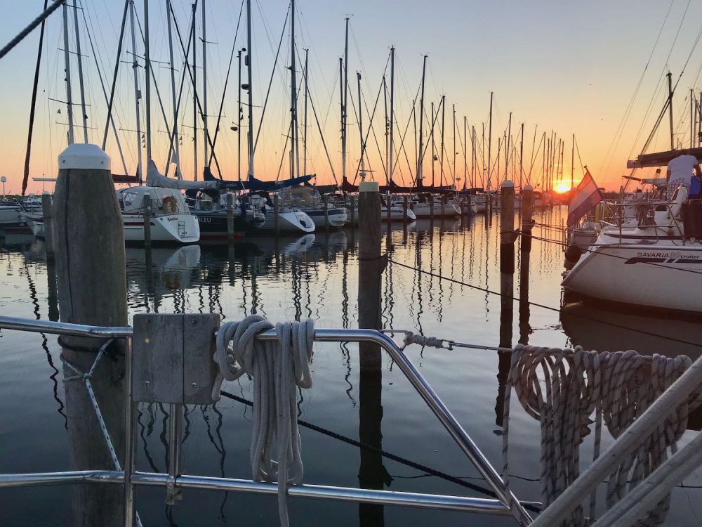 Andijk, aan de vooravond van onze tocht naar Zeeland.