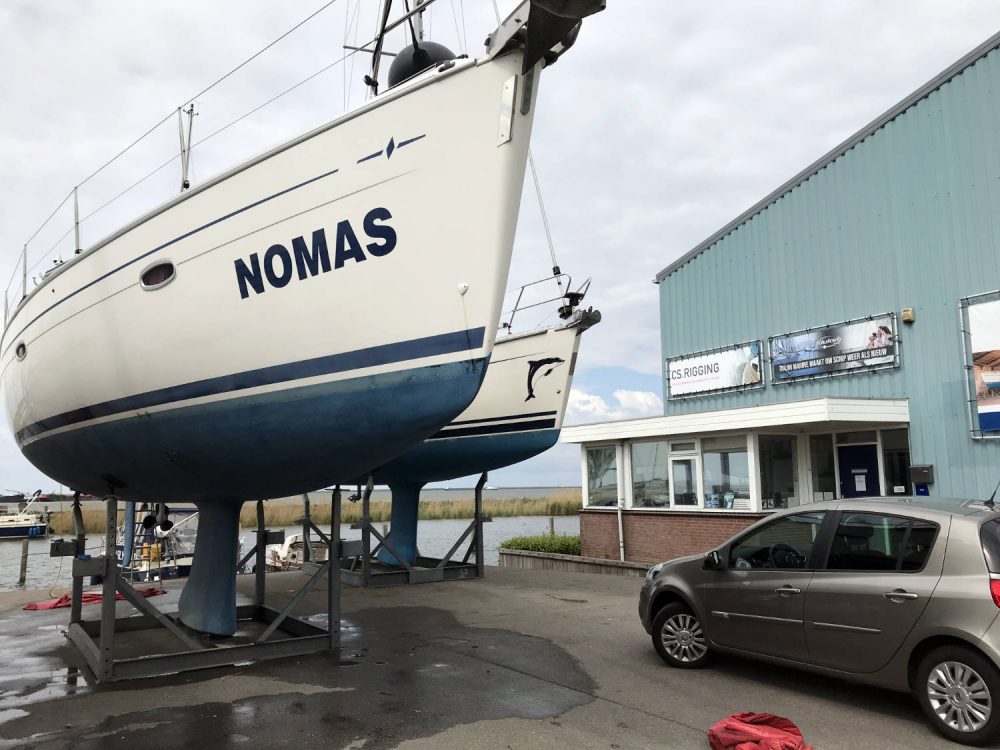 NOMAS voordat de antifouling is aangebracht.