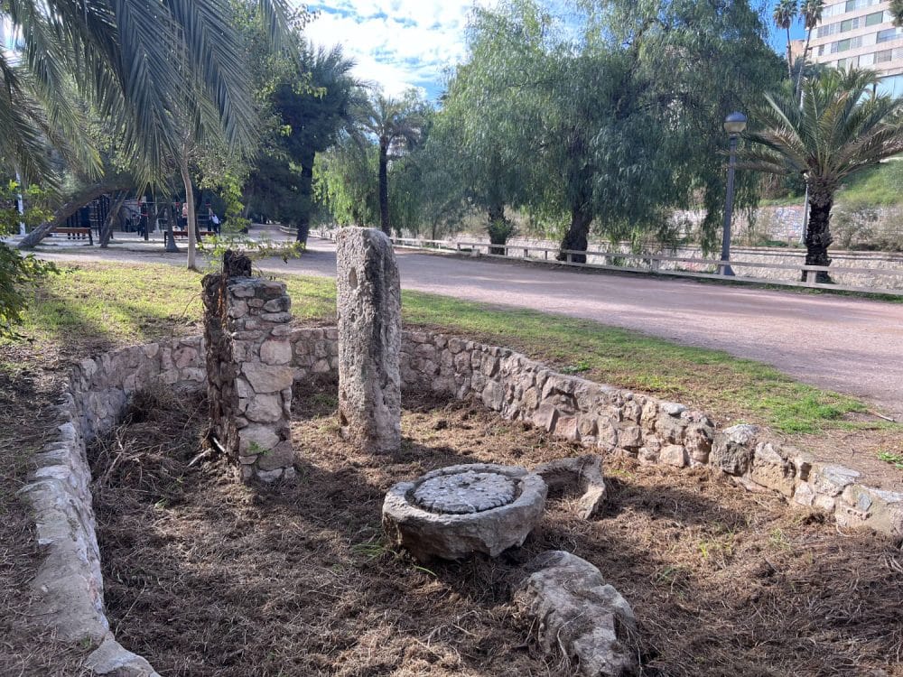 Romeinse overblijfselen in Elche, Spanje.