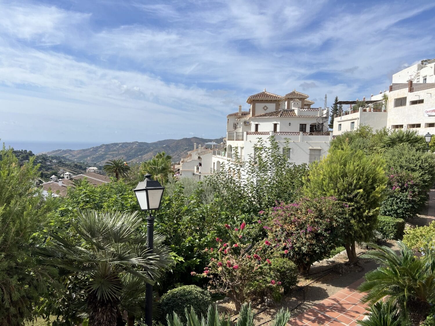 Uitizicht vanaf het hoogste punt in Frigiliana.