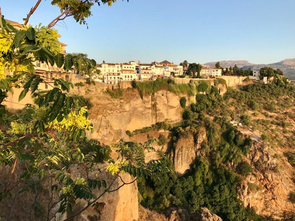 Uitzicht op Ronda, Spanje.