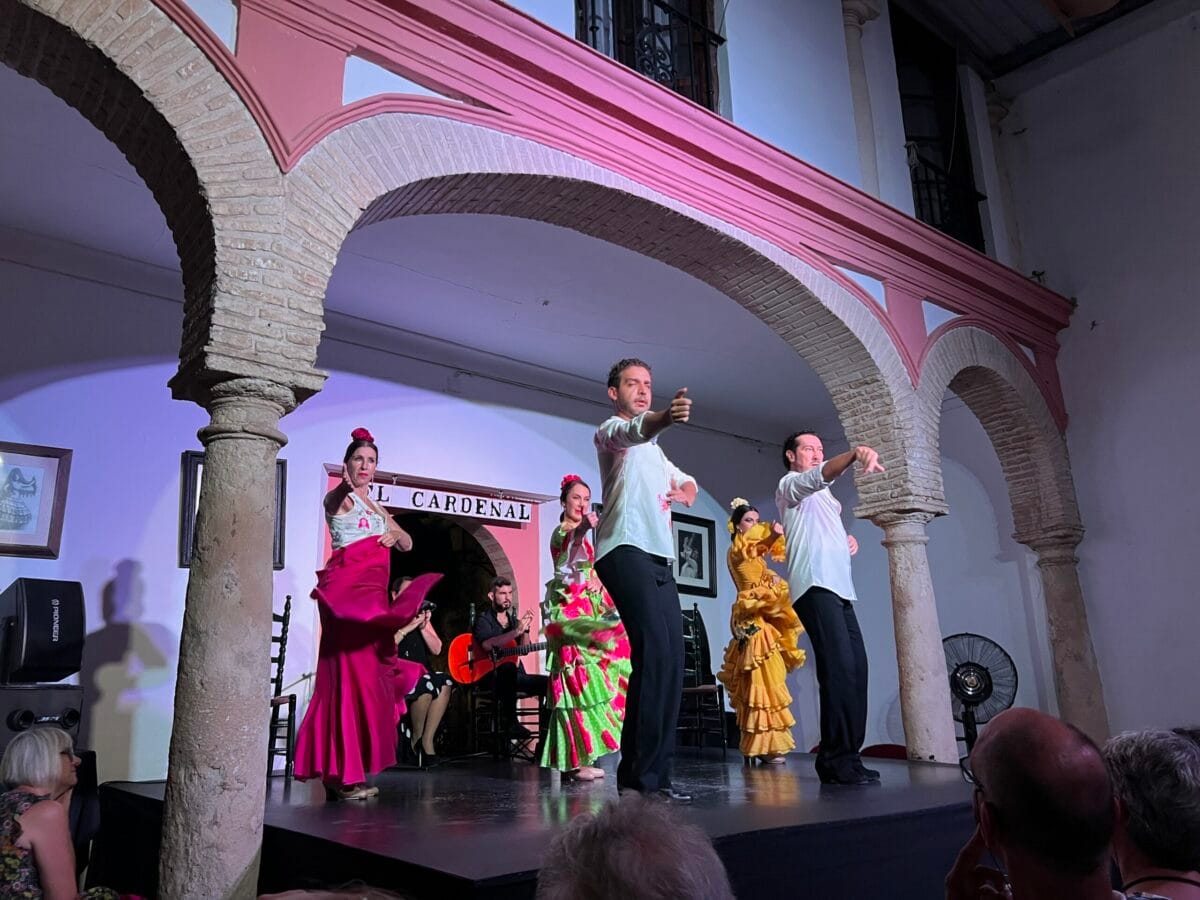 Na een uitgebreid diner sluiten we de dag af met een bezoek aan een flamenco in El Cardenal.