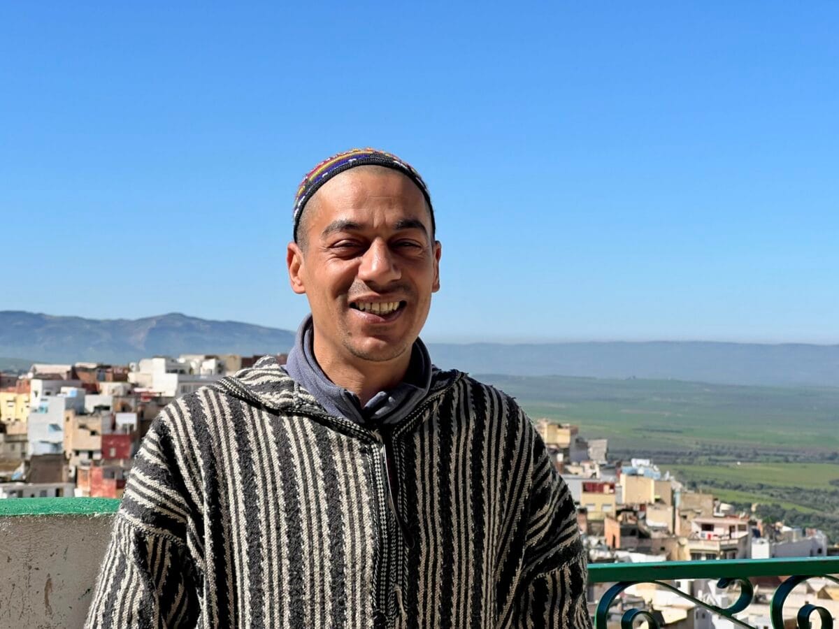 Mohammed, onze gids in Moulay Idriss.