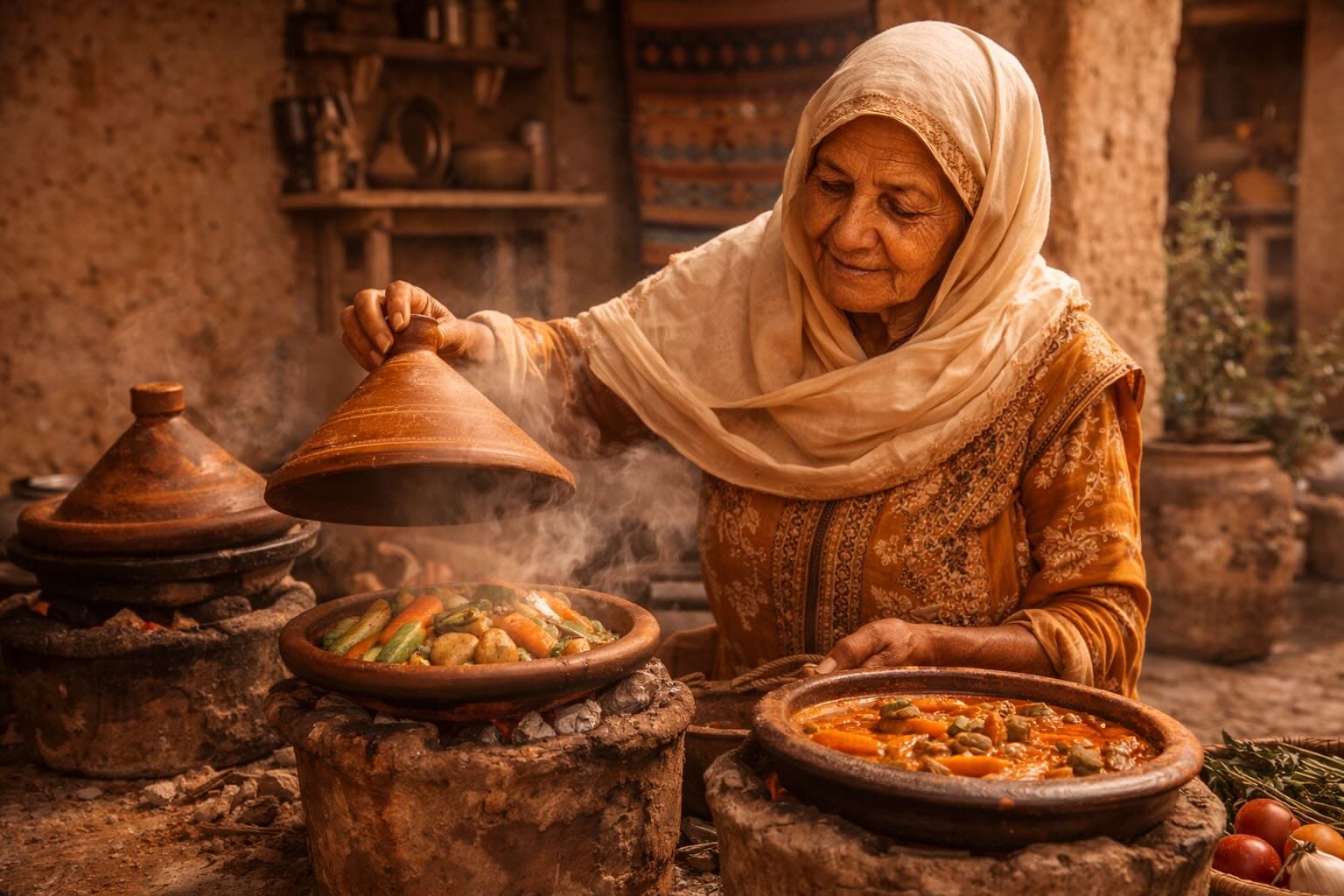 Tajine, ziel van de Marokkaanse keuken