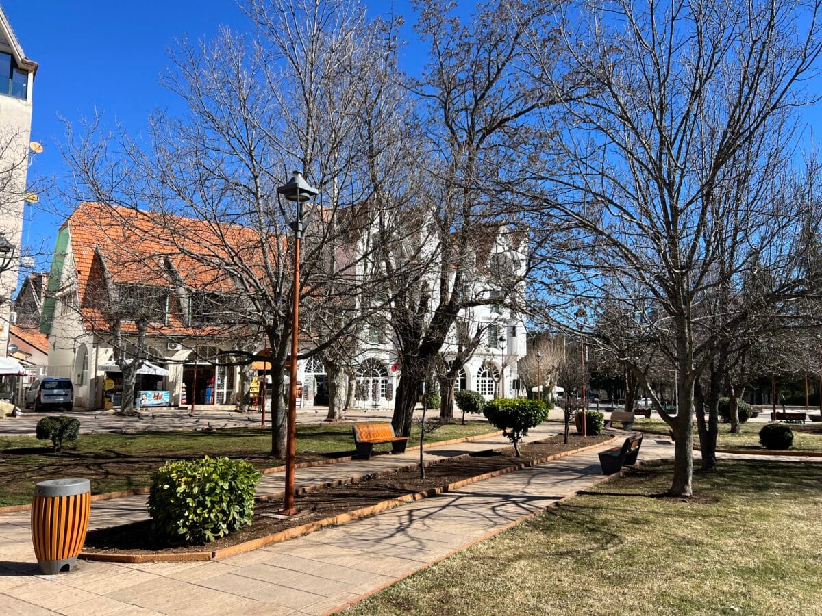 Ifrane, wintersportdorp in Marokko.